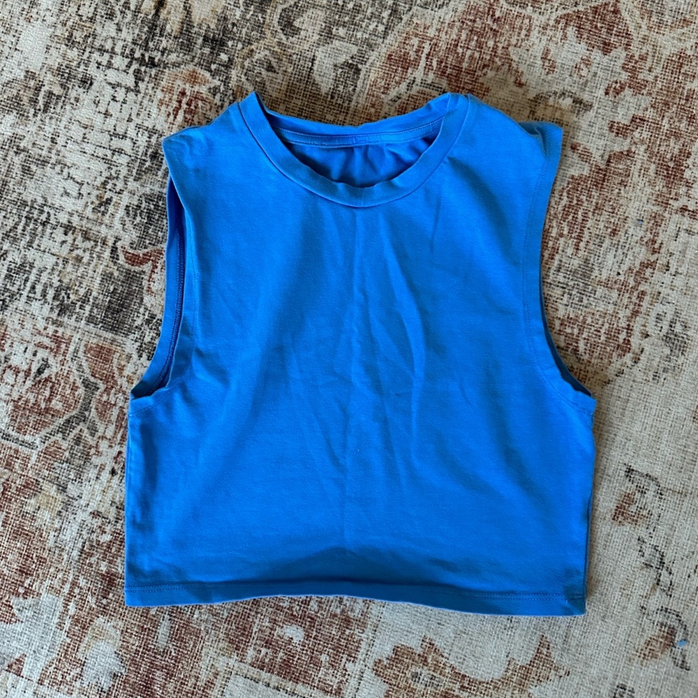 zara crop top tank top